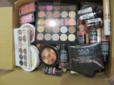 (Z103) Circa. 200 items of various new make up acadamy make up to include: undess me too eyesha...