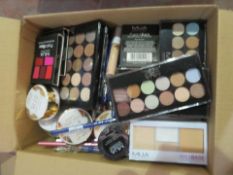 (Z105) Circa. 200 items of various new make up acadamy make up to include: wonder varnishing cr...