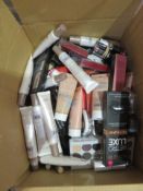 (Z12) Circa. 200 items of various new make up acadamy make up to include: retro luxe matte lip ...