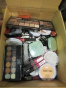 (Z214) Circa. 200 items of various new make up acadamy make up to include: elysium eyshadow pal...