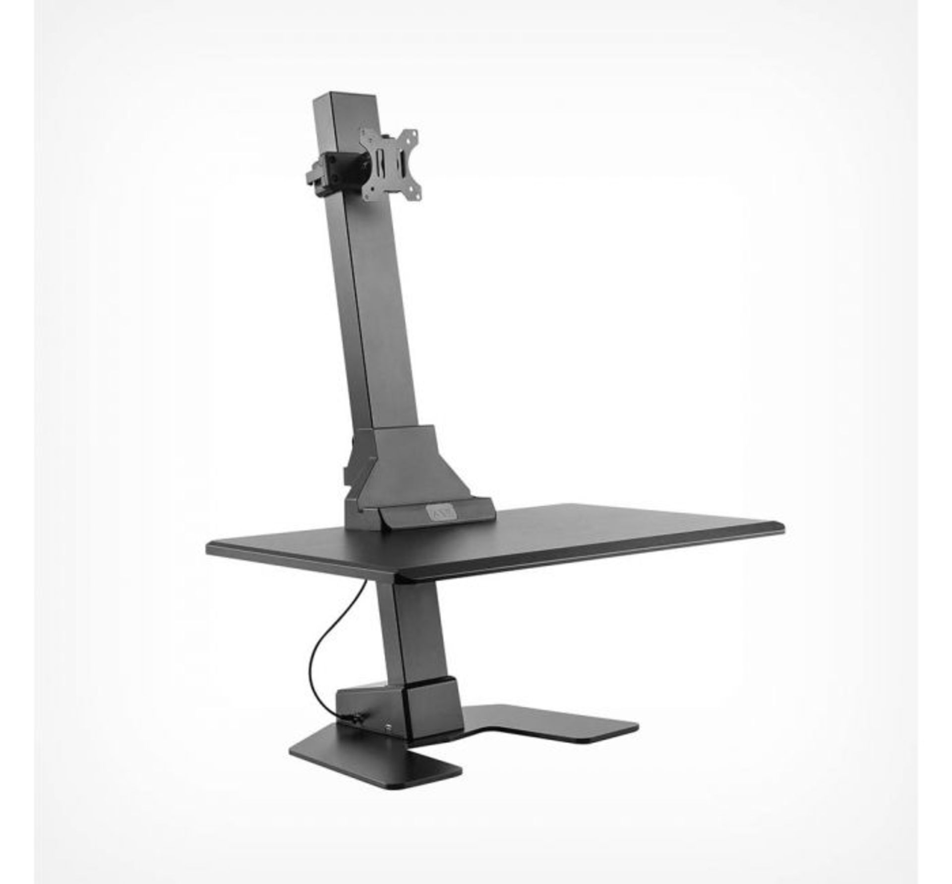 (AP86) Electric Single Monitor Riser The screen and desk space can be smoothly and quietly adj... - Image 2 of 4