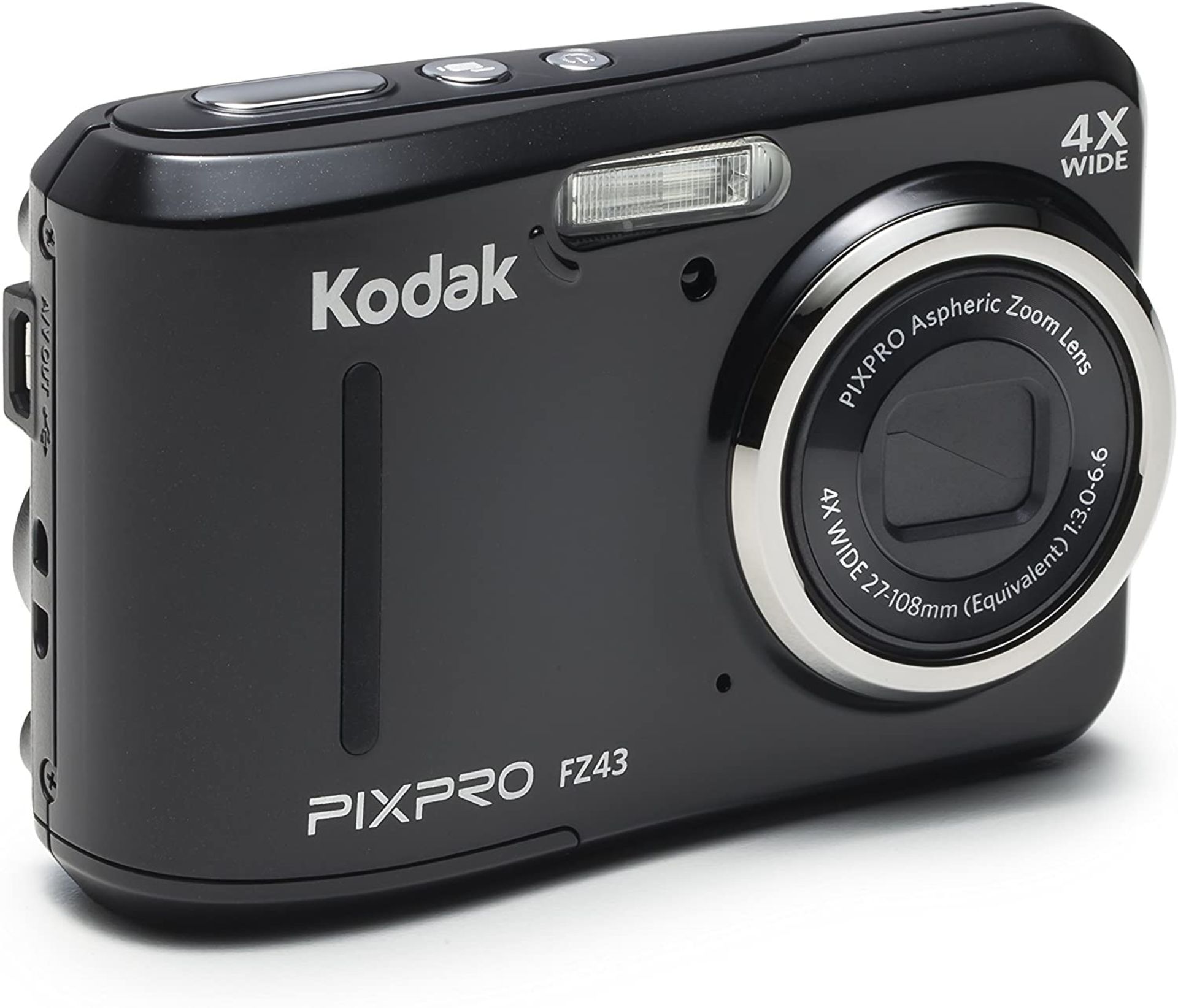 (41) 1 x Grade B - KODAK FZ43 Digital Still Camera - Black (27 mm Lens, 4x Zoom, 16 MP) 2.7-Inc... - Image 4 of 4