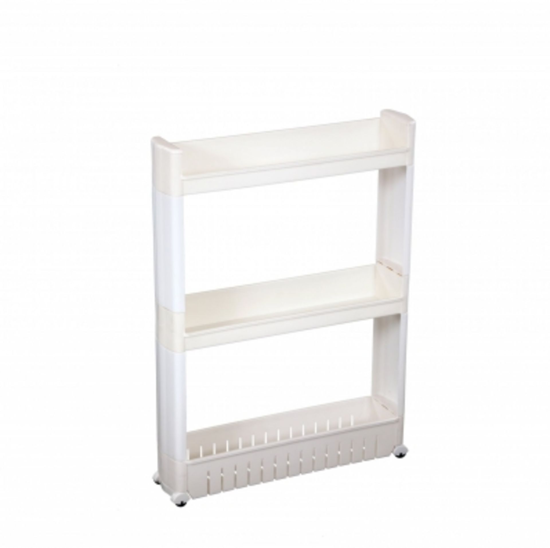 (LF187) 3 Tier Slide Out Kitchen Bathroom Storage Tower Shelf Organiser Make full use of ext...