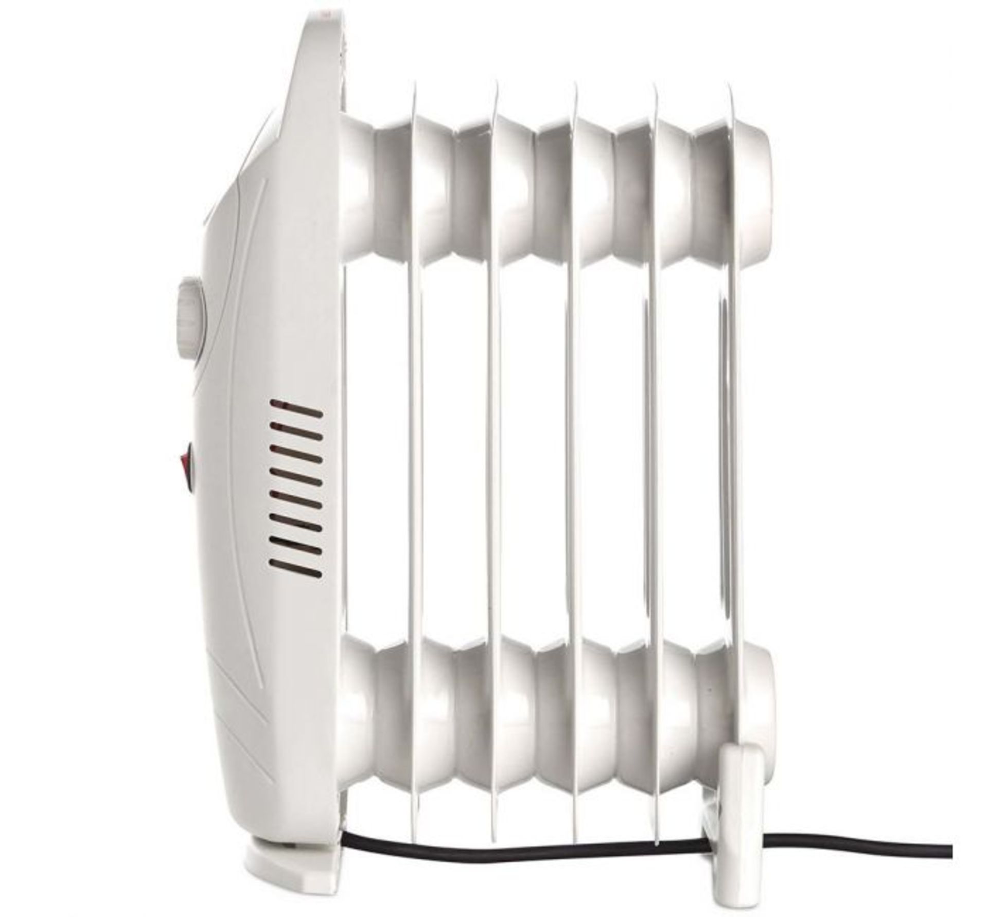 (X34) 1x 6 Fin 800W Oil Filled Radiator - White. Compact yet powerful 800W radiator with 6 oil-fil - Image 2 of 4