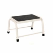 (PR38) Single Caravan Step Stool Steel Non Slip Rubber Tread Safety Dimensions: 44 x 34 x 26.5...