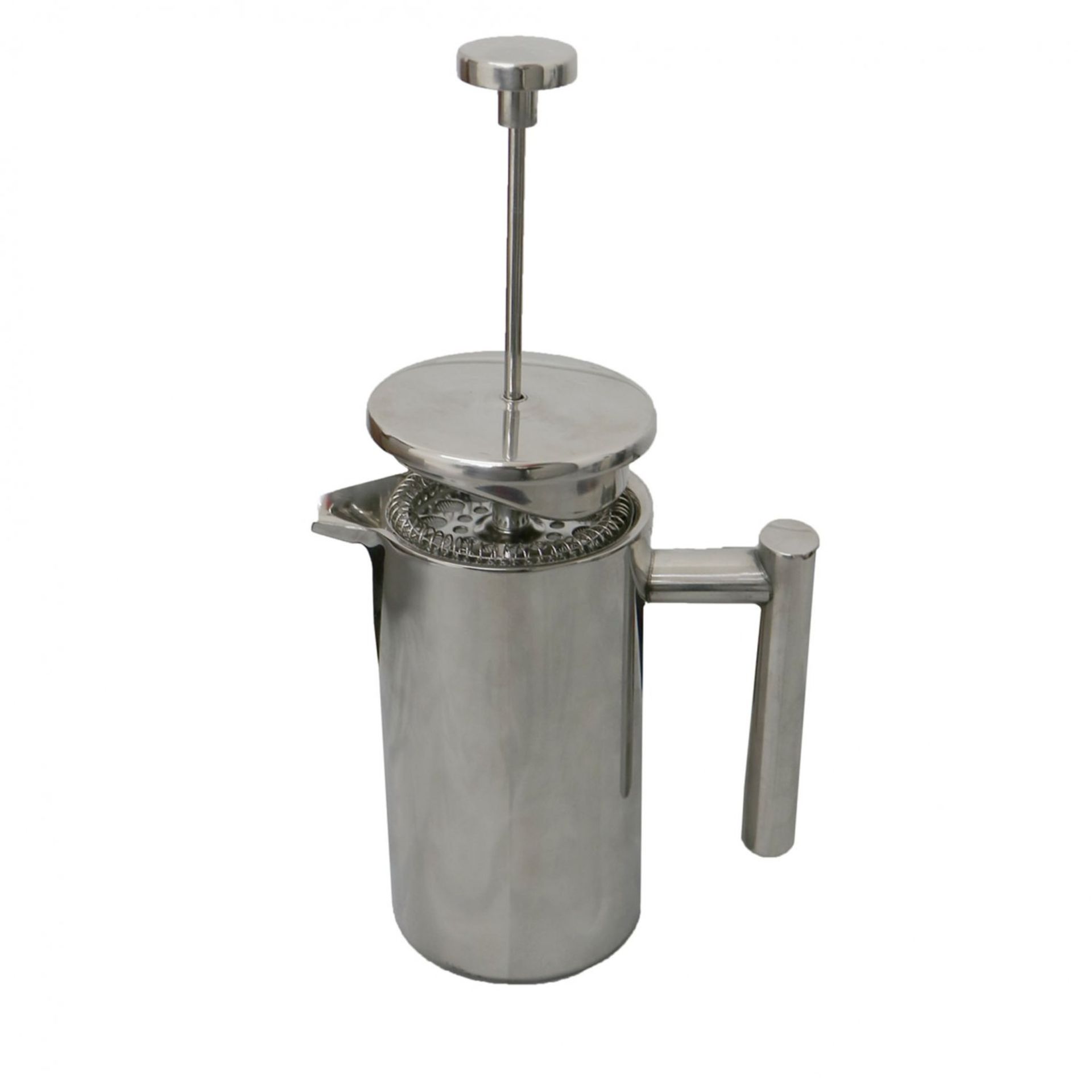 (PR74) 3 Cup 350ml Stainless Steel Cafetiere French Press Coffee Maker3 Cup 350ml Stainless S... - Image 2 of 2