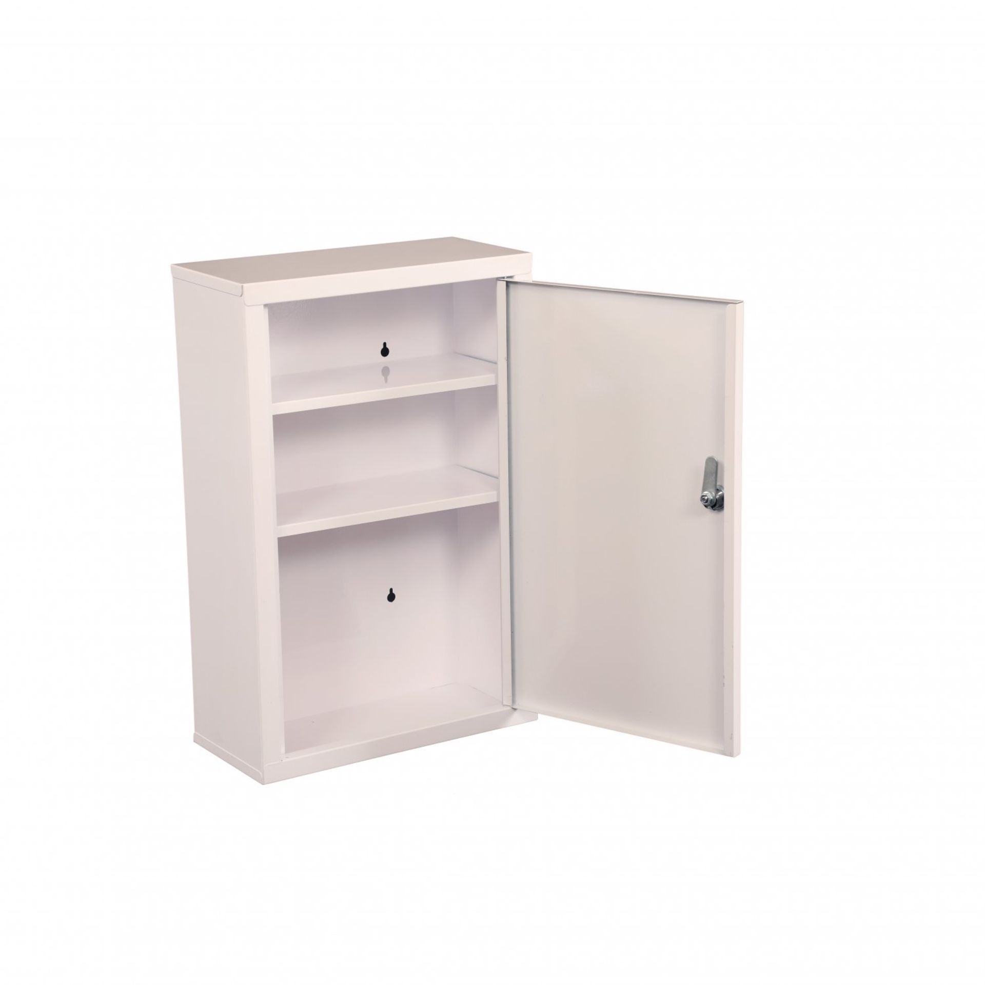 (PR96) Wall Mounted Metal First Aid Medicine Medical Cabinet Locker Dimensions: 48 x 32 x 16cm... - Image 2 of 2