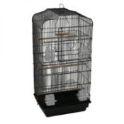 (PR1) XL Large Bird Cage Budgie Canary Finch Parrot Birdcage Dimensions: 92 x 45 x 34cm Slide...