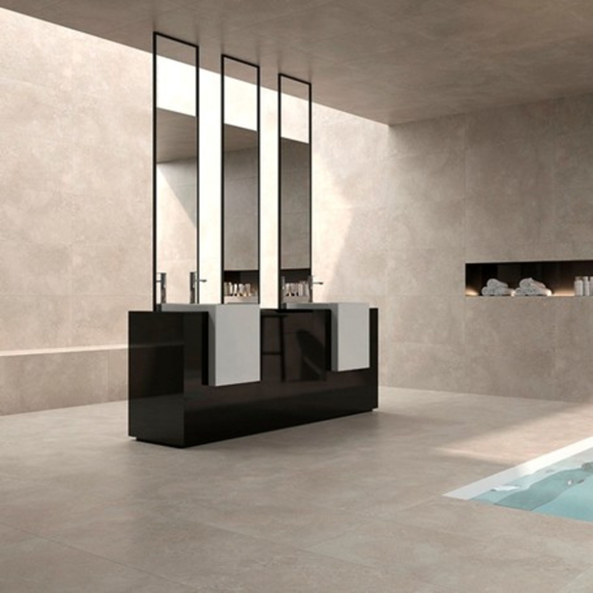 NEW 9m2 Michigan Noce Matte Wall and Floor Tiles. 440x440mm per tile, 8mm thick. These trend No...