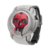 HYT Skull S48-TT-34-RF-RA Men Titanium Watch