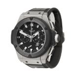 Hublot King Power 0 709.ZM.1770.RX Men Titanium Zirconium Split Second Chronograph Watch