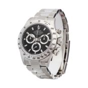 Rolex Daytona 116520 Men Stainless Steel Chronograph Stickered NOS Watch