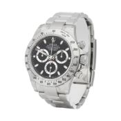 Rolex Daytona 116520 Men Stainless Steel Chromalight Chronograph Stickered NOS Watch