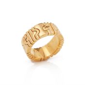 Bulgari 18k Yellow Gold Parentesi Ring