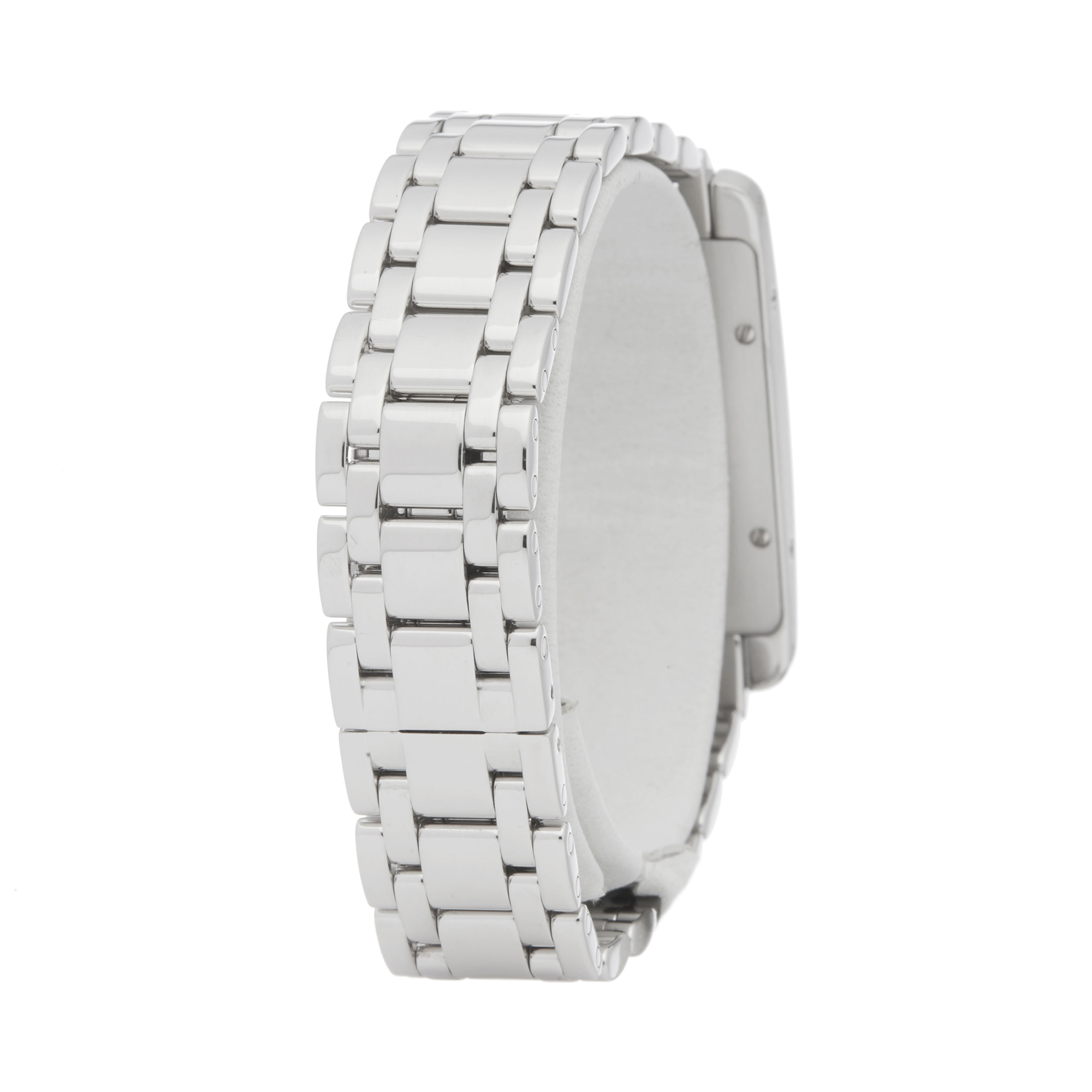 Cartier Tank Americaine W26019L1 or 1713 Ladies White Gold Watch - Image 6 of 9