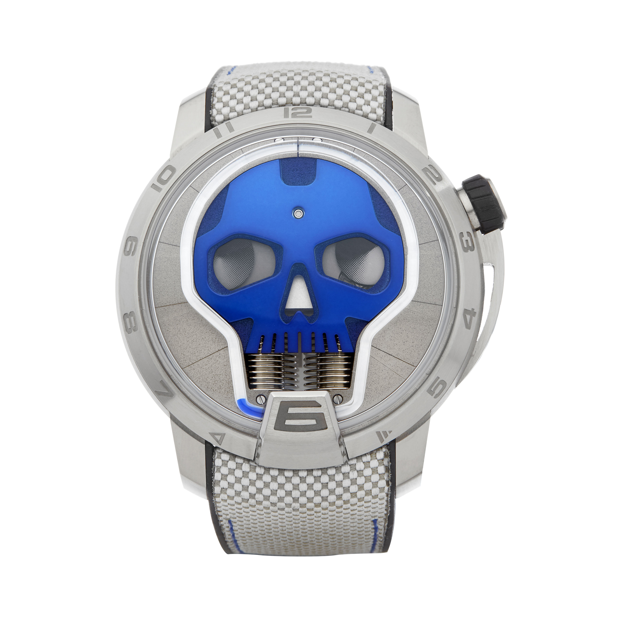 HYT H1 S48-TT-33-BF-RA Men Titanium Skull Watch - Image 8 of 8