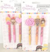 24 packs x disney princess, 3 character pen sets. 72 pens in total