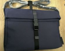 octovos briefcase in navy blue rrp £80 new