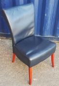 15x used blue sidechairs