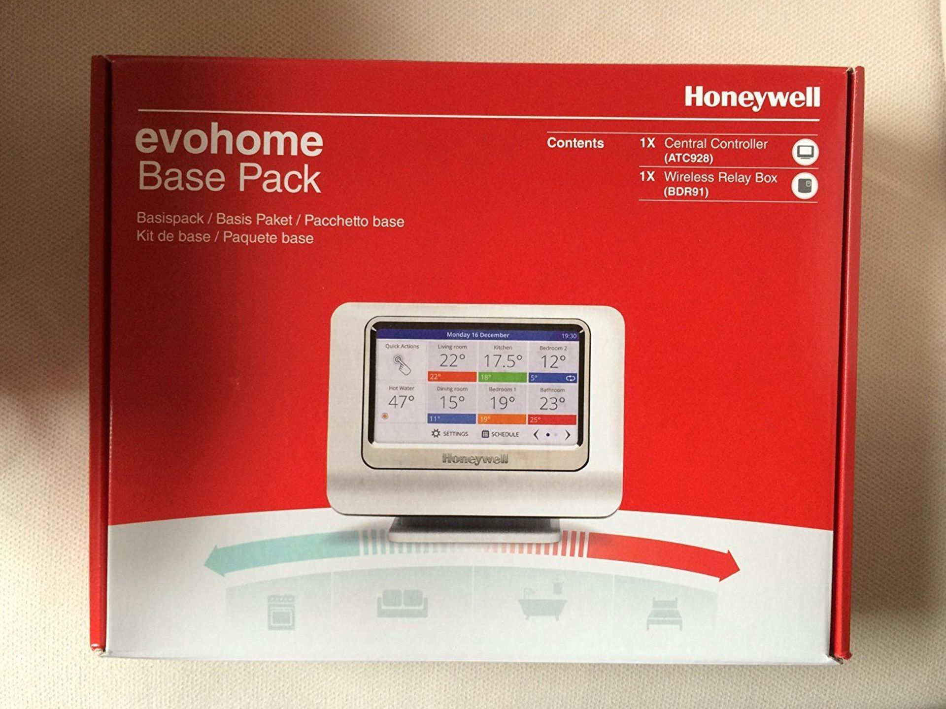 honeywell evohome base pack - atp921g2080