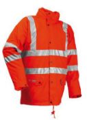 3 x lyngsoe fr-lr3456 parka microflex, fire resistant, winter rain jackets