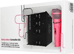 Lucky Voice Karaoke Machine - Home Singing Machine with Microphone RRP £55