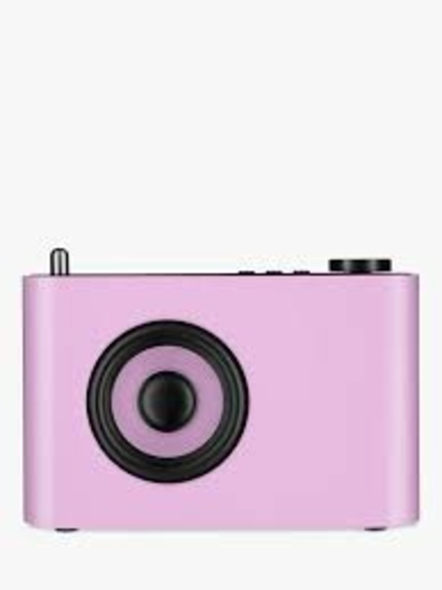 John Lewis & Partners Note DAB/FM Digital Radio, Pink