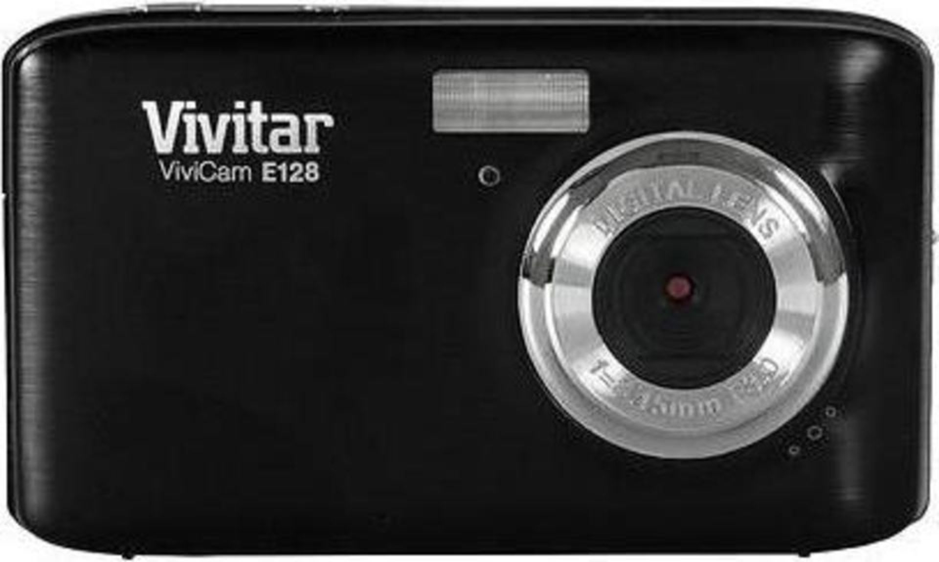 2 x 18 Megapixel Compact Digital Camera Vivitar E128 18MP with a 2.7 Screen Purple & Black