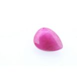 Loose Pear Shape Burmese Ruby 1.35 Carats