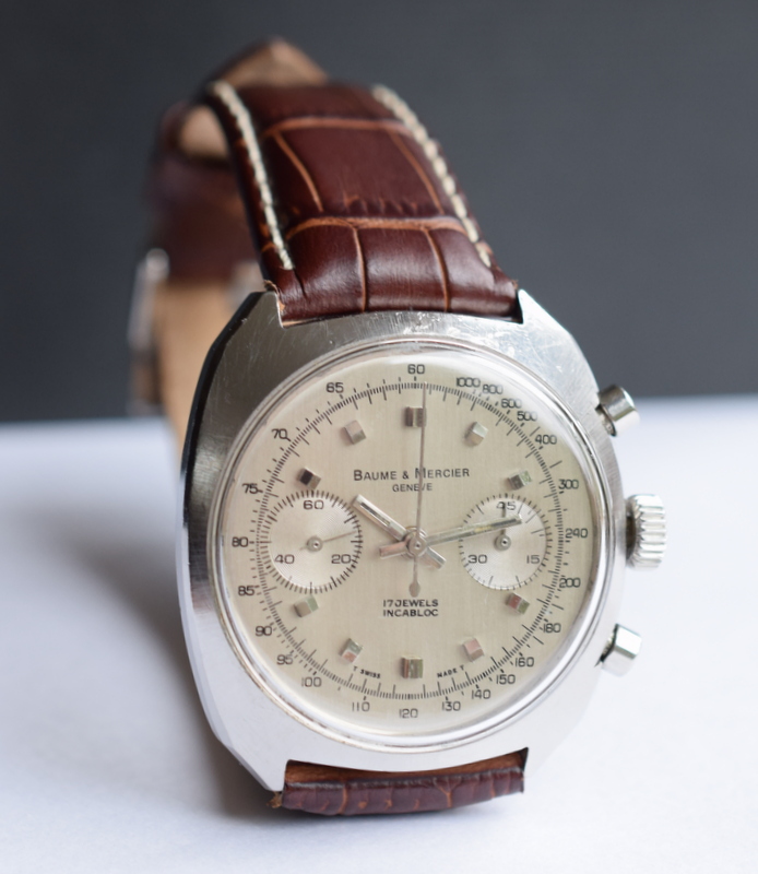 Lovely Vintage Baume And Mercier Chronograph Just Serviced