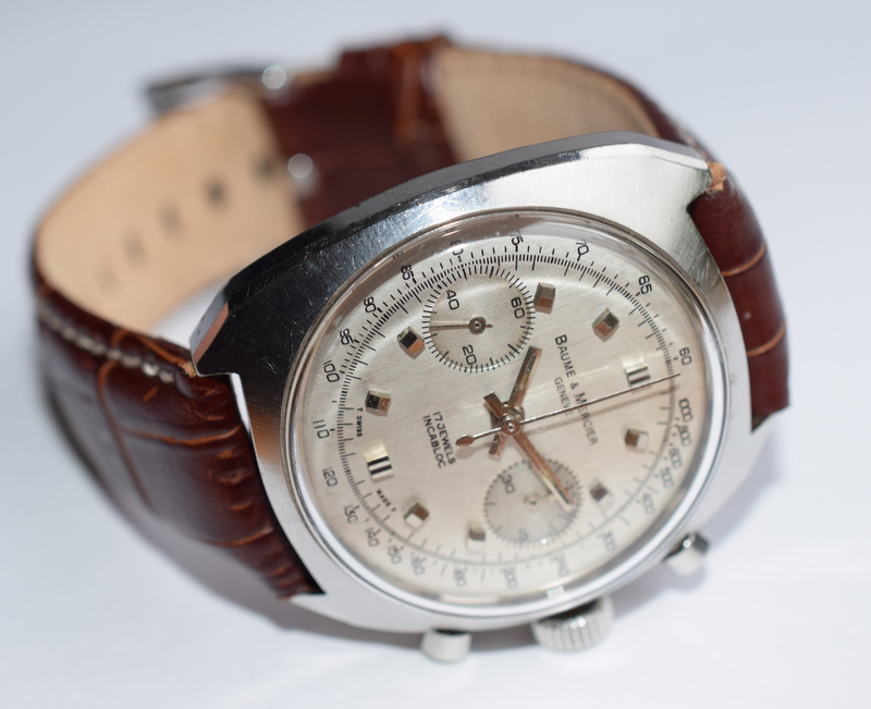 Lovely Vintage Baume And Mercier Chronograph Just Serviced - Image 8 of 14