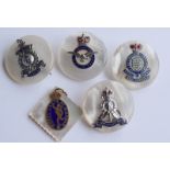 Set Of 5 Vintage Sweetheart Brooches