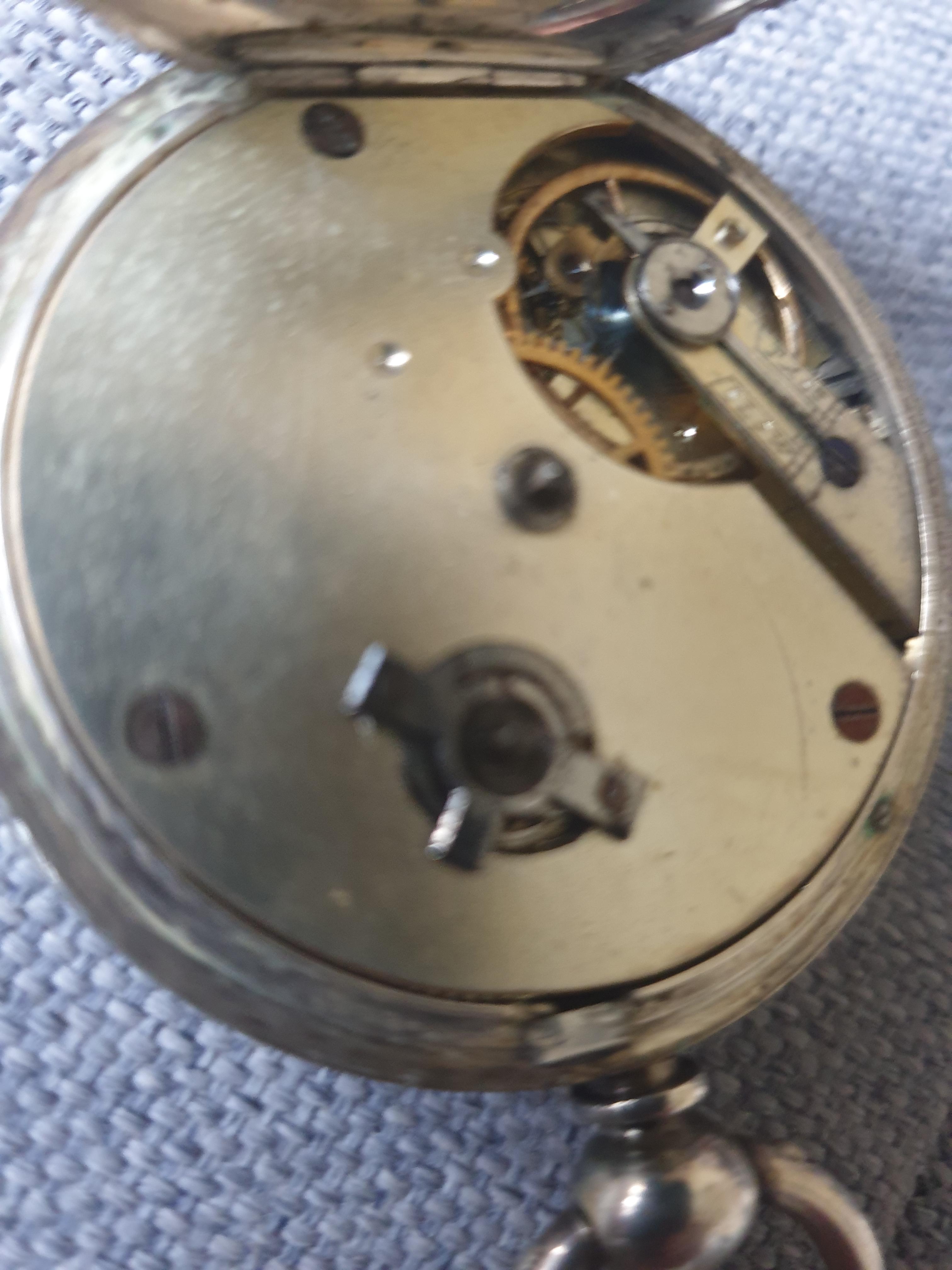 Silver Pocket Watch C.Guirand - Image 5 of 6