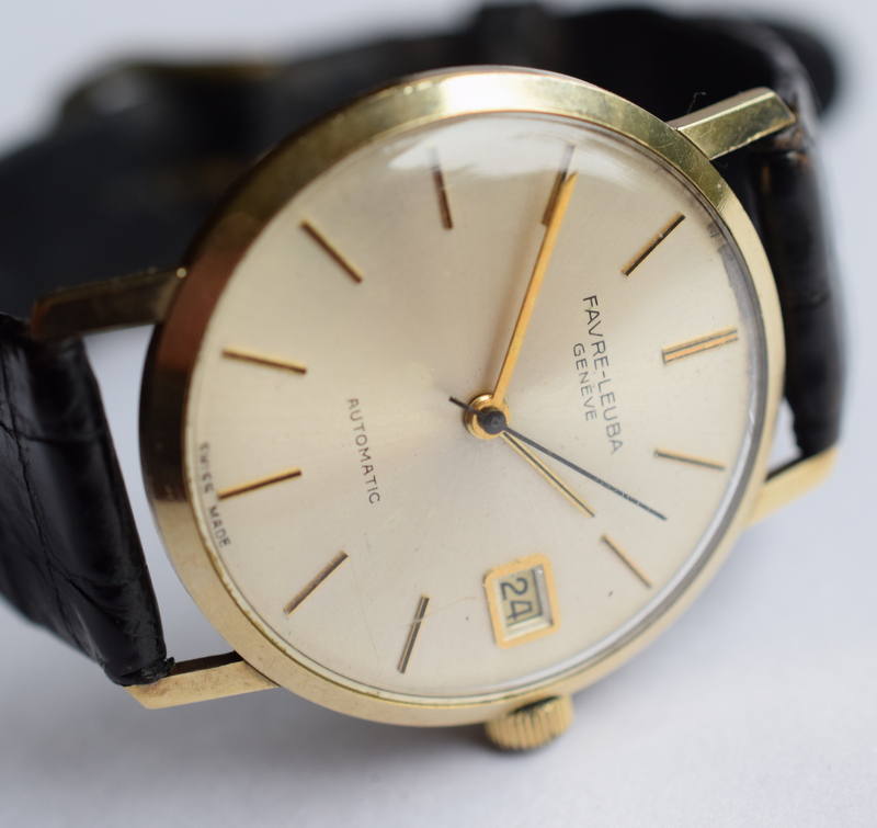 Vintage Favre Leuba 9ct Gold Wristwatch - Image 3 of 5