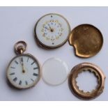 Two 9ct Gold Fob Watches For Restoration