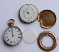 Two 9ct Gold Fob Watches For Restoration