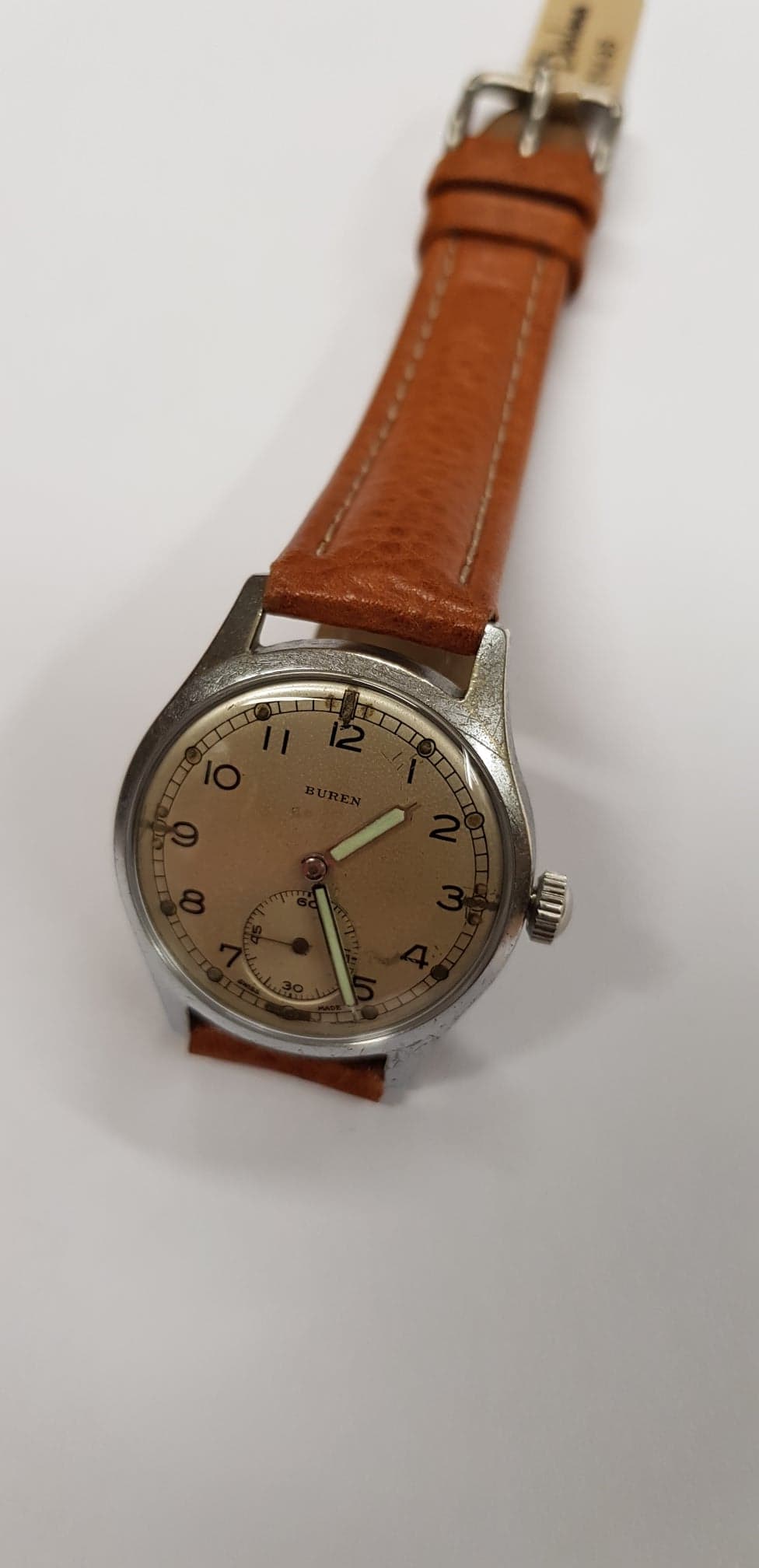 WW2 Buren ATP Military Wristwatch Serviced - Image 8 of 16