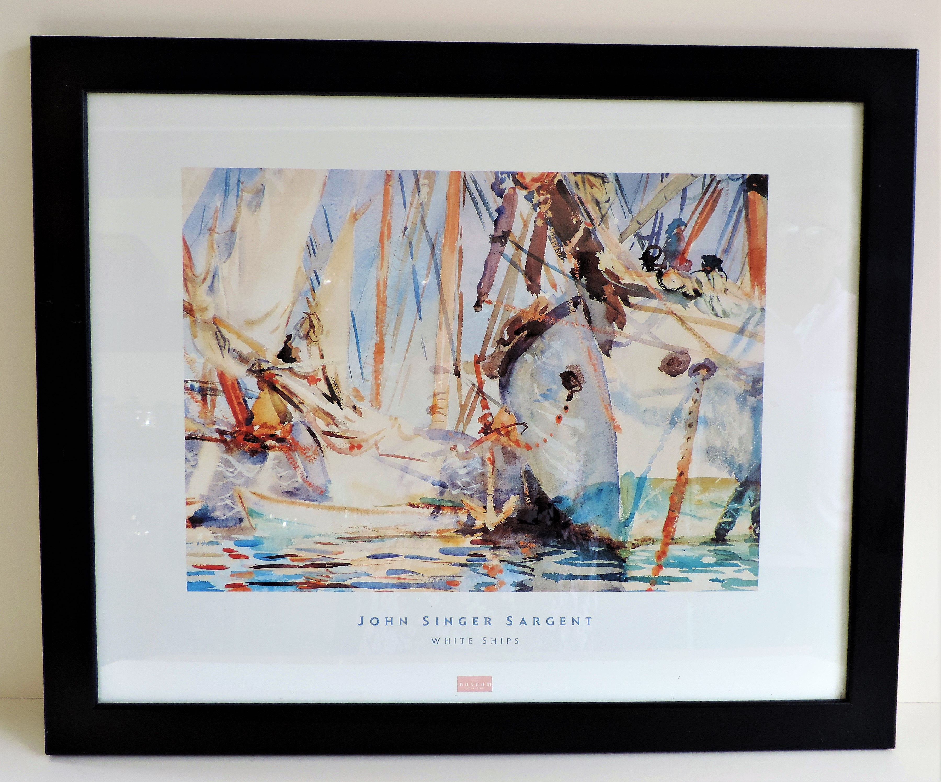 John Singer Sargent White Ships Framed Print