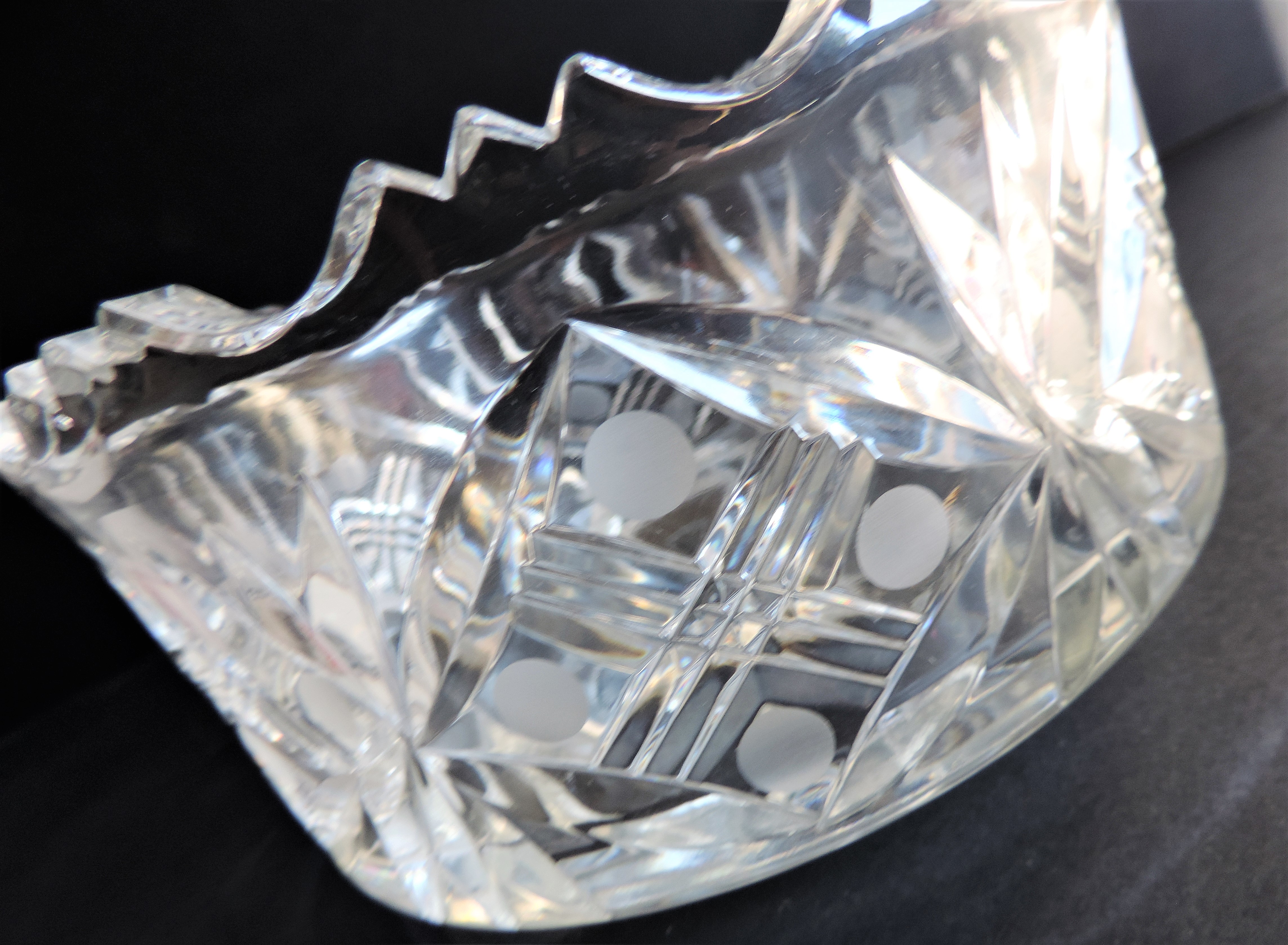 Antique Victorian Crystal Bowl - Image 3 of 4