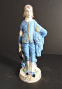 Sitzendorf Porcelain Figurine After Gainsborough's Blue Boy