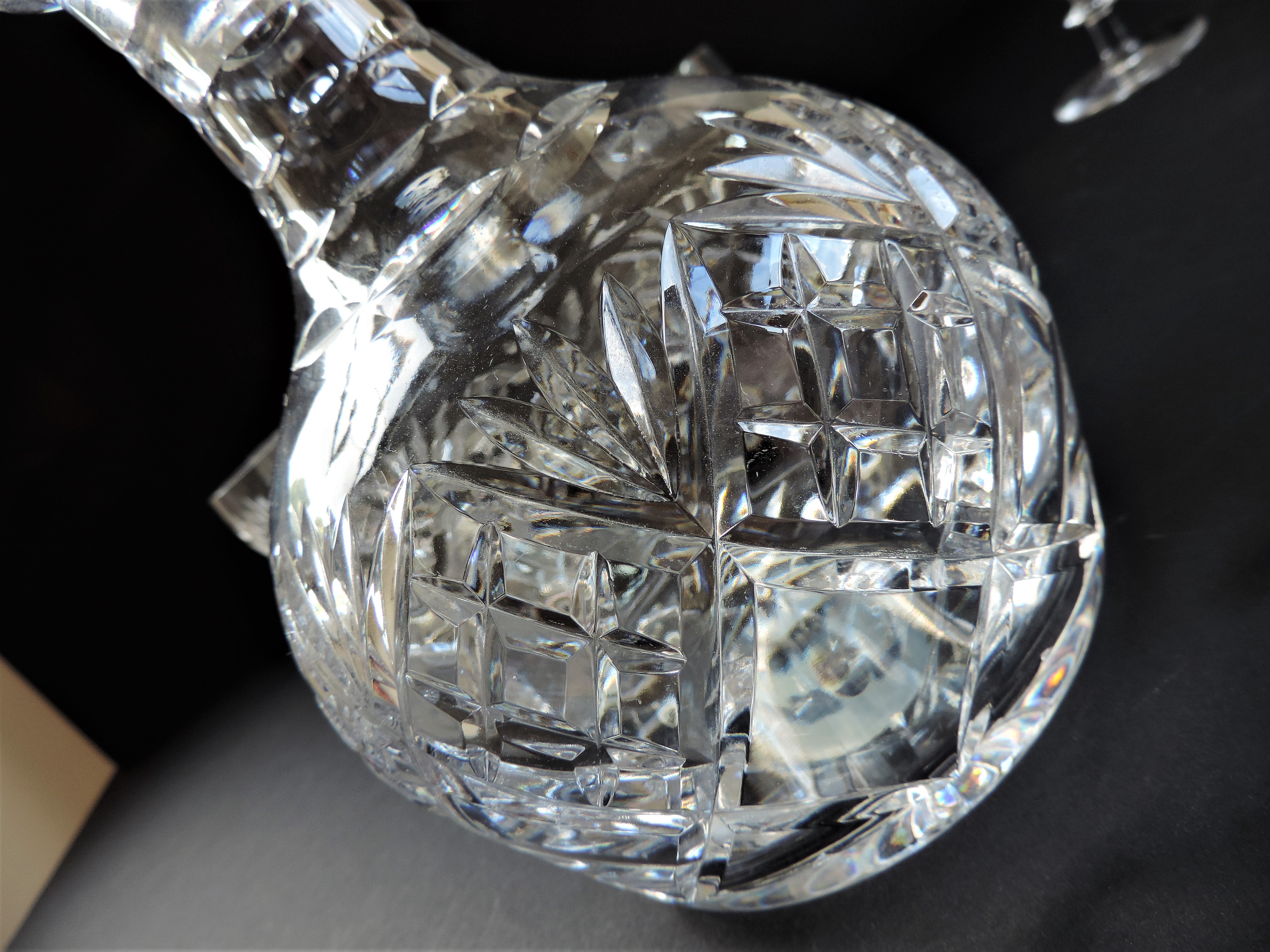 Crystal Decanter and Glasses on Silver Plate Serving Tray - Image 10 of 12