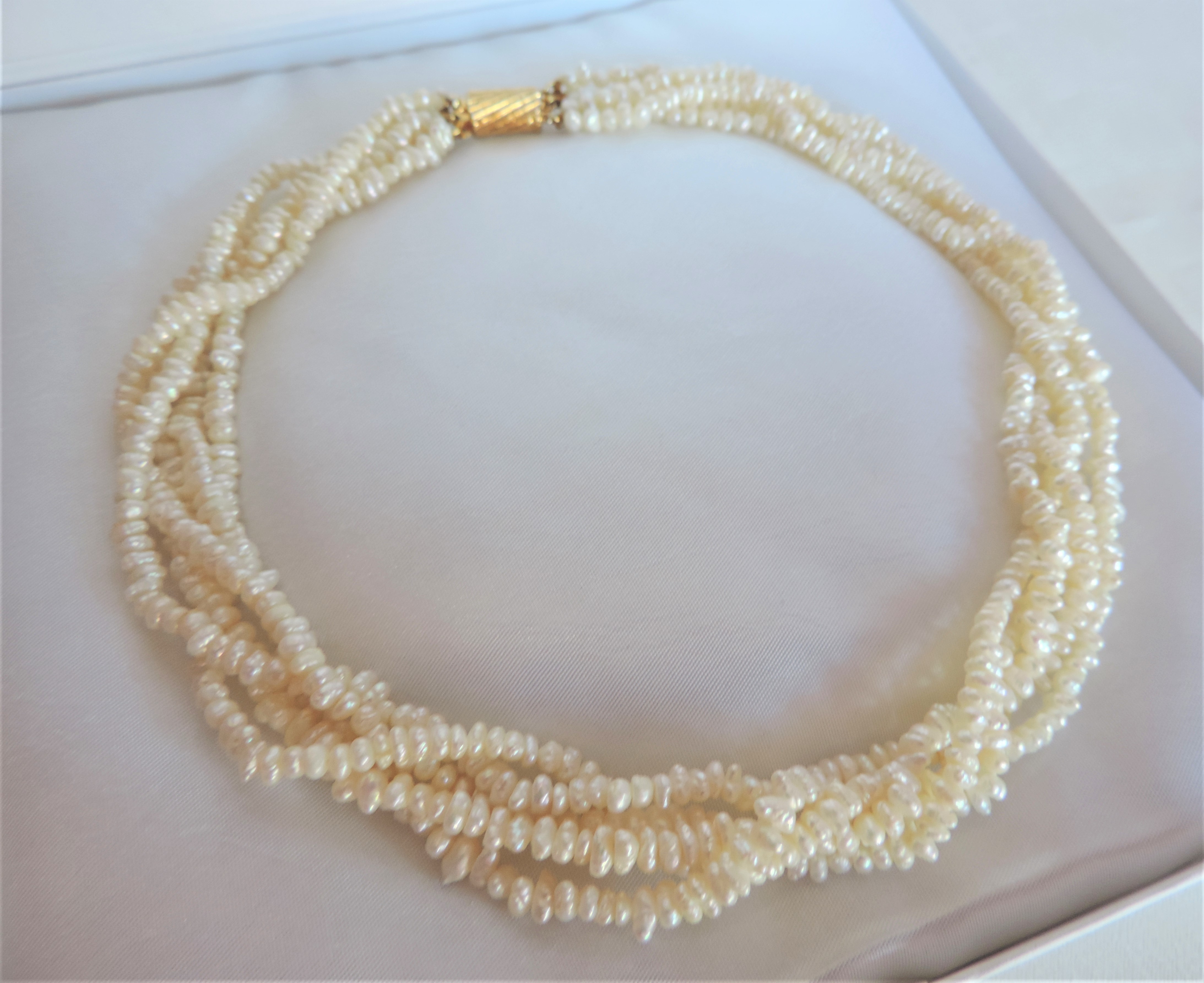 Multi Stand Cultured Pearl Necklace - Image 2 of 4