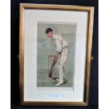 Original Antique VANITY FAIR Spy Print - Stanley Jackson 'A Flannelled Fighter'