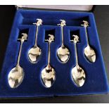 Lords Cricket Ground Silver Plated Spoon Set