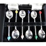 Vintage Silver Plated Coffee Bean Spoons