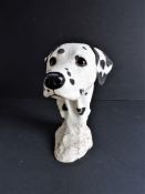 Sculpture Dalmatian Dog Bust