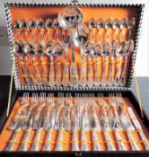 51 Piece Italian Silver Plated Cutlery Set