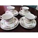 Vintage Royal Doulton Kingswood Tea Set for 4