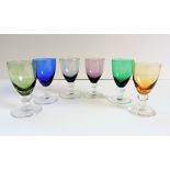 Vintage Multi-colour Shot Glasses