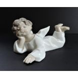 Lladro Angel Laying Down Figurine